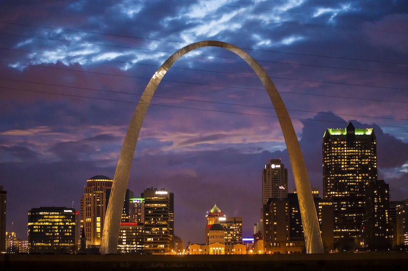 See the St. Louis arch.